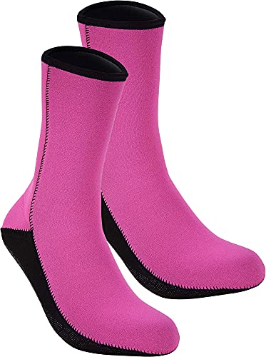 Cressi Metallite Stiefel, Rutschfeste Stiefel für Freitauchen und Tauchen, Neopren 2,5 mm Unisex Erwachsene, Rosa, M von Cressi