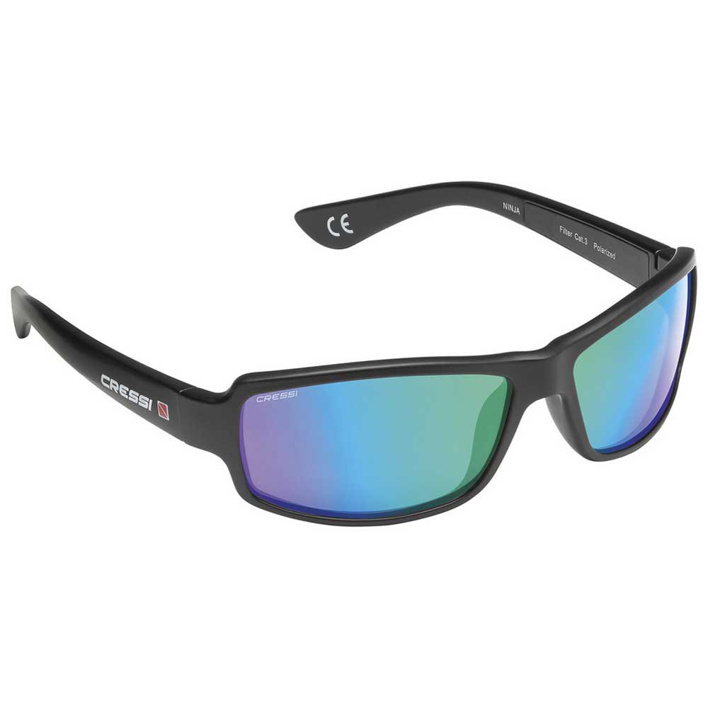 Cressi Ninja Floating Polarized Sunglasses Schwarz von Cressi