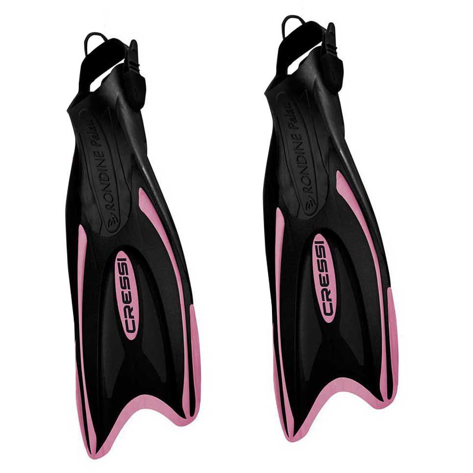 Cressi Palau Snorkeling Fins Schwarz,Rosa EU 32-35 von Cressi