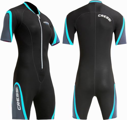 Cressi Playa Lady Shorty Wetsuit 2.5 mm - Kurzer Neoprenanzug für Damen aus hochelastischem Neopren 2.5mm, Verschiedene Farben Cressi Playa Lady Shorty Wetsuit 2.5 mm - Kurzer Neoprenanzug für Damen aus hochelastischem Neopren 2.5mm, Verschiedene Farben von CRESSI