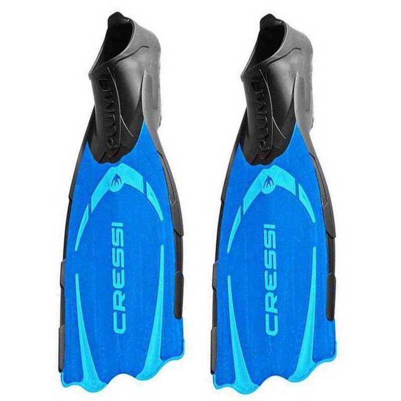 Cressi Pluma Diving Fins Blau EU 37-38 von Cressi