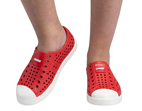Cressi Premium Wassersportschuhe Pulpy Shoes, Rot/Weiß, 26, XVB948426 von Cressi