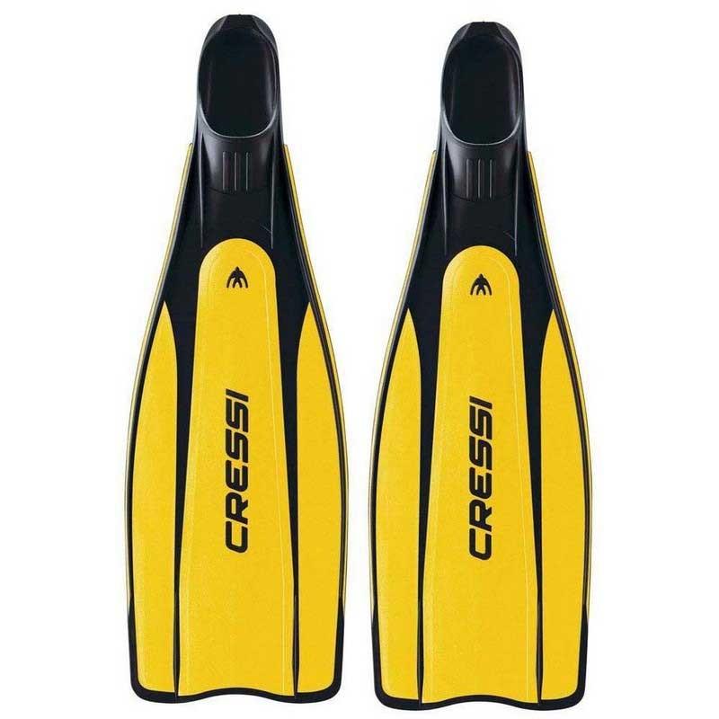 Cressi Pro Star Diving Fins Gelb EU 37-38 von Cressi