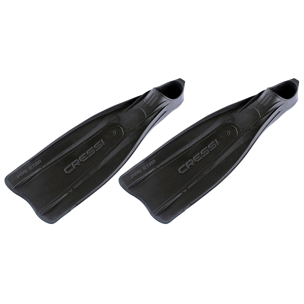 Cressi Pro Star Diving Fins Schwarz EU 41-42 von Cressi