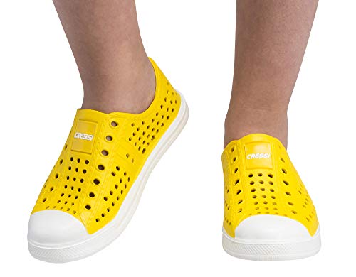 Cressi Pulpy Shoes Unisex Atmungsaktive Premium Wasserschuhe, Gelb/Weiß, 28 von Cressi