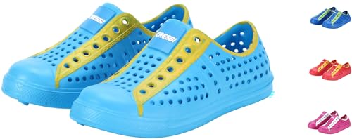 Cressi Pulpy Shoes Unisex Atmungsaktive Premium Wasserschuhe, Sky/Gelb, 24 von Cressi