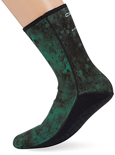 Cressi Scorfano Boots Camou 3 mm - Elastische und hydrodynamische Fußtasche mit Ultraspan-Außenfutter und innen mikroporös mit Blacklite, Tarngrün, für Erwachsene Cressi Scorfano Boots Camou 3 mm - Elastische und hydrodynamische Fußtasche mit Ultraspan-Außenfutter und innen mikroporös mit Blacklite, Tarngrün, für Erwachsene von CRESSI