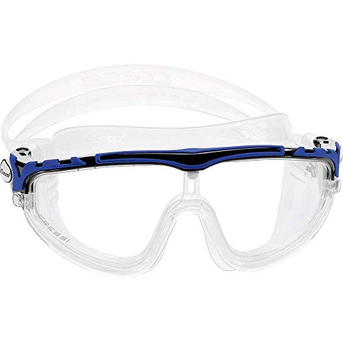 Cressi- SKYLIGHT-BRILLE SIL, KLAR/RAHMEN SCHWARZ BLAU von Cressi