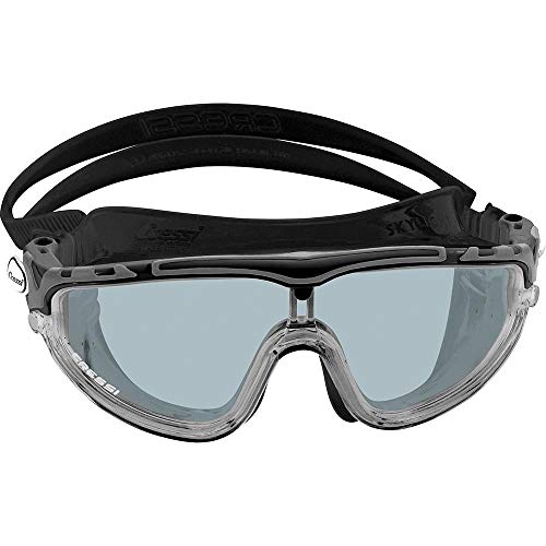 Cressi- SKYLIGHT-BRILLE SIL, SCHWARZ/RAHMEN SCHWARZ GETÖNTE GLÄSER von Cressi