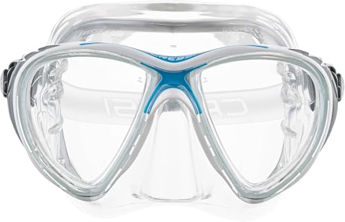 cressi Erwachsene Big Eyes Evolution Crystal Flossen, Transparent/Blau Weiß, Eine Größe cressi Erwachsene Big Eyes Evolution Crystal Flossen, Transparent/Blau Weiß, Eine Größe von CRESSI