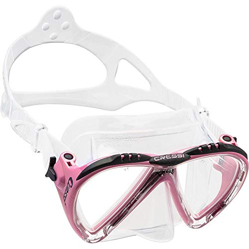 Cressi Damen Lince Low Volume Tauchmaske Made In Italy Flossen, Rosa, One Size Cressi Damen Lince Low Volume Tauchmaske Made In Italy Flossen, Rosa, One Size von CRESSI