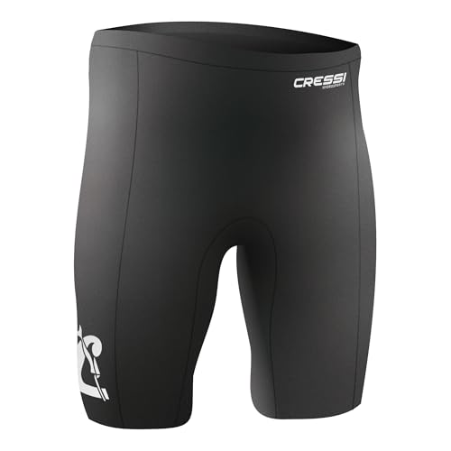 Cressi Unisex-Adult Armor Lady Rash Guard Shorts Schützender Rashguard für SUP und Wassersport, Schwarz, M/3 von Cressi