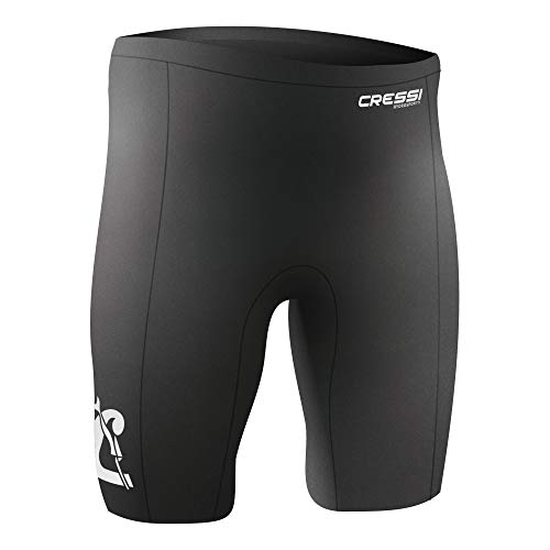 Cressi Unisex-Adult Armor Rash Guard Shorts Man Schützender Rashguard für SUP und Wassersport, Schwarz, M/3 von Cressi