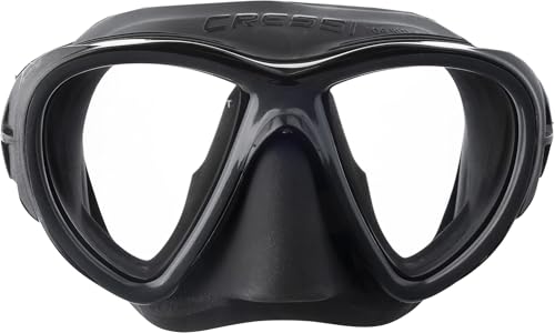 Cressi Unisex-Adult Fiji Schnorchel Maske, Schwarz/Schwarz, ONE Size Cressi Unisex-Adult Fiji Schnorchel Maske, Schwarz/Schwarz, ONE Size von CRESSI