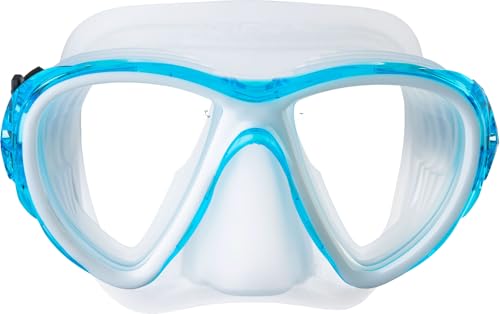 Cressi Unisex-Adult Fiji Schnorchel Maske, Transparent/Aquamarin, ONE Size Cressi Unisex-Adult Fiji Schnorchel Maske, Transparent/Aquamarin, ONE Size von CRESSI
