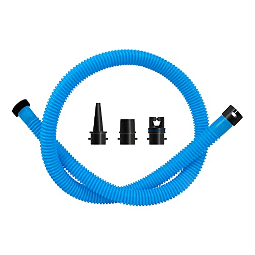 Cressi Unisex-Adult Hand Pump Hose + Nozzles Kit 130 cm Flexibler Schlauch mit Gewindeanschluss, Schwarz Cressi Unisex-Adult Hand Pump Hose + Nozzles Kit 130 cm Flexibler Schlauch mit Gewindeanschluss, Schwarz von CRESSI