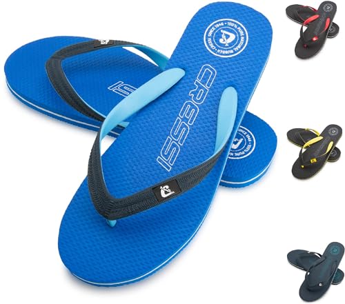 CRESSI Unisex-Adult Leaf Flop Azurblau, 35/36 Flip Flops für Strand und Pool, EU von Cressi