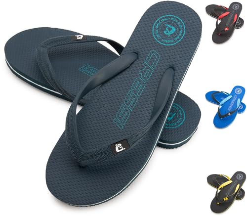 CRESSI Leaf Flip Flop - Unisex Flip Flops für Strand und Pool, Blau, 35/36 von Cressi