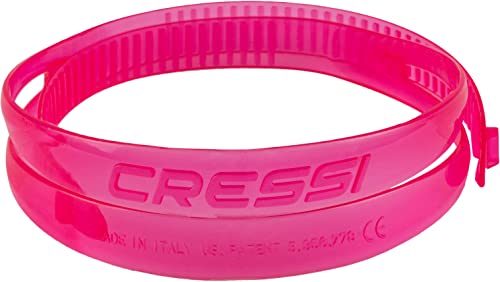 Cressi Unisex-Adult Swim Eyewear Silicone Strap Gurt für Schwimmbrillen, Rose, Einheitsgröße von Cressi