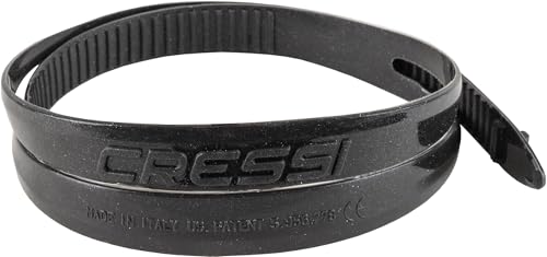 Cressi Unisex-Adult Swim Eyewear Silicone Strap Gurt für Schwimmbrillen, Schwarz, Einheitsgröße Cressi Unisex-Adult Swim Eyewear Silicone Strap Gurt für Schwimmbrillen, Schwarz, Einheitsgröße von CRESSI