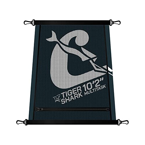 Cressi Unisex-Adult Tigershark Hatch Cover Netztasche mit Reißverschluss für Kleinteile, Grünes Wasser, One Size von Cressi