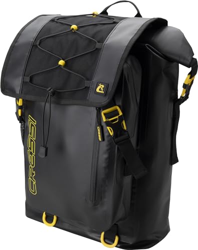 CRESSI Unisex-Adult Venom Dry Backpack wasserdichte Sportaktivitäten Tasche/Beutel, Schwarz, 30 L von Cressi