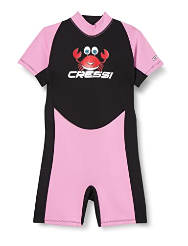 Cressi Unisex-Baby Smoby Shorty Wetsuit Neoprenanzug 2 mm für Kinder, Schwarz/Rosa, 8/9 Jahre Cressi Unisex-Baby Smoby Shorty Wetsuit Neoprenanzug 2 mm für Kinder, Schwarz/Rosa, 8/9 Jahre von CRESSI