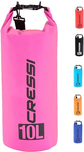 Cressi Dry Bag - Wasserdichte Taschen mit langem verstellbaren Schulterriemen - Für Tauchen, Bootfahren, Kajak, Angeln, Rafting, Schwimmen, Camping und Snowboarden von Cressi