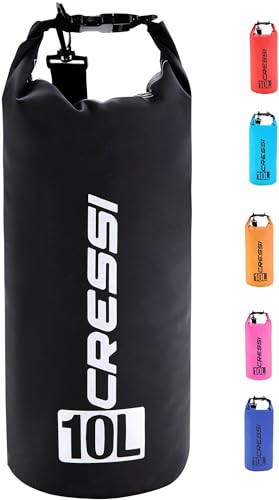 Cressi Dry Bag - Wasserdichte Taschen mit langem verstellbaren Schulterriemen - Für Tauchen, Bootfahren, Kajak, Angeln, Rafting, Schwimmen, Camping und Snowboarden von Cressi