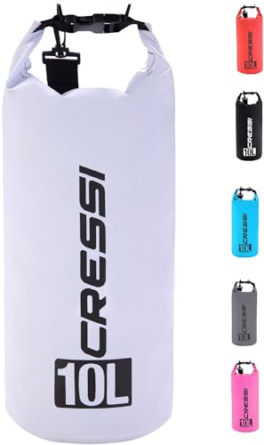 Cressi Dry Bag - Wasserdichte Taschen mit langem verstellbaren Schulterriemen - Für Tauchen, Bootfahren, Kajak, Angeln, Rafting, Schwimmen, Camping und Snowboarden von Cressi