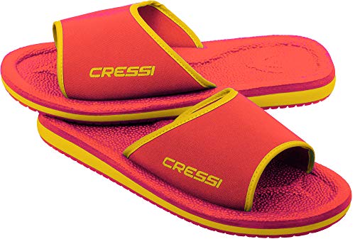 Cressi Unisex Erwachsene Lipari Slipper für Strand und Schwimmbad, Rot/Orange, 30 EU von Cressi