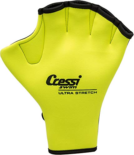 Cressi Unisex Erwachsene Swim Gloves Schwimmhandschuhe, Lime, Small von Cressi