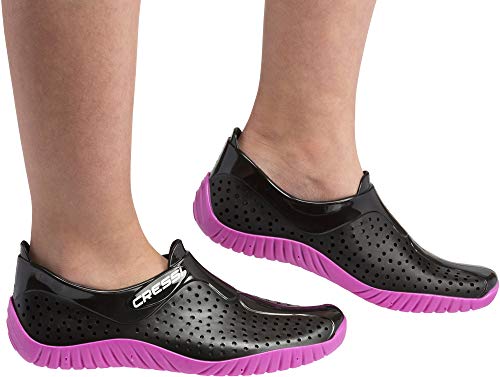 Cressi Unisex Erwachsene Wasserschuhe, Black/Pink, 35 EU von CRESSI