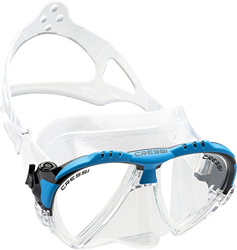 Cressi Matrix Tauchen Schnorcheln Maske, Transparent/Blau, Einheitsgröße von Cressi