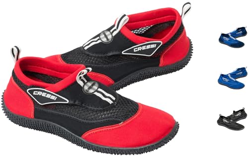 Cressi Unisex Reef Shoes Badeschuhe, rot (Schwarz/Rot), 39 EU von CRESSI