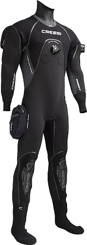 Cressi Women's Desert Lady Dry Suit 4mm HD Trockenanzug, Schwarz/Grau, XS/1 von Cressi