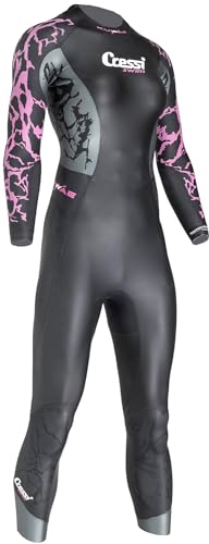 Cressi Women's Kuwae Lady Monopiece Swimsuit 2/3/4mm, Schwarz/Flieder, M/3 Cressi Women's Kuwae Lady Monopiece Swimsuit 2/3/4mm, Schwarz/Flieder, M/3 von CRESSI