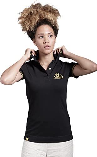 Cressi Women's Polo Lady, Schwarz/gelb, XS von Cressi