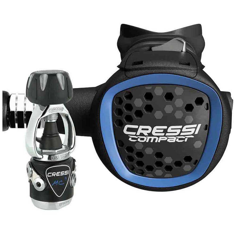 Cressi Xs Compact Mc9 Int Diving Regulator Set Blau,Schwarz von Cressi