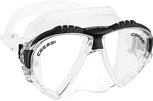cressi Matrix Tauchen Schnorcheln Maske, Transparent/Schwarz, Einheitsgröße cressi Matrix Tauchen Schnorcheln Maske, Transparent/Schwarz, Einheitsgröße von CRESSI