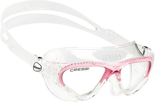 cressi Cobra Schwimmbrille, Klar/Klar Rosa-Klar Gläsern, one Size cressi Cobra Schwimmbrille, Klar/Klar Rosa-Klar Gläsern, one Size von CRESSI