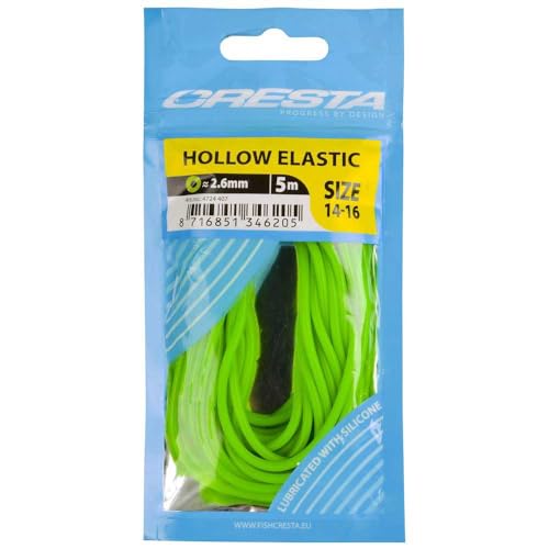 Cresta Hollow Elastic 2.6 mm 5 m Fluor Green Cresta Hollow Elastic 2.6 mm 5 m Fluor Green von Cresta