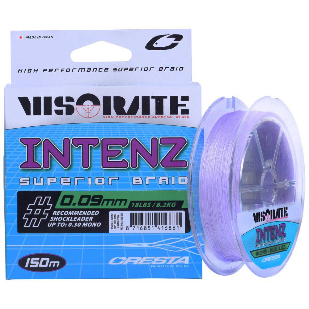 Cresta Visorate Intenz Sup Braided Line 150 M Blau 0.070 mm Cresta Visorate Intenz Sup Braided Line 150 M Blau 0.070 mm von Cresta