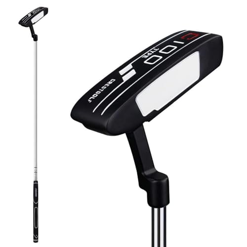 Crestgolf 35 Zoll Edelstahl Golf Insert Putter Blade Golf Putter, Golf Putter für Herren Rechtshänder (schwarz) Herren Putter Rio Crestgolf 35 Zoll Edelstahl Golf Insert Putter Blade Golf Putter, Golf Putter für Herren Rechtshänder (schwarz) Herren Putter Rio von Crestgolf