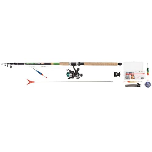Crivit Friedfisch Set 300-5 Feeder-Combo Angelset Teleskoprute und Karpfenrolle Komplett-Set Karpfen und andere Friedfische mit Rutenhalter, Angelzubehör, Rutentasche Crivit Friedfisch Set 300-5 Feeder-Combo Angelset Teleskoprute und Karpfenrolle Komplett-Set Karpfen und andere Friedfische mit Rutenhalter, Angelzubehör, Rutentasche von Crivit
