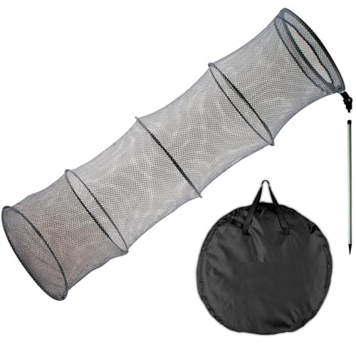 Crivit Setzkescher 200 cm - Fischernetz 50 cm Durchmesser Setznetz mit Erdspiess und Tragetasche beim Angeln Crivit Setzkescher 200 cm - Fischernetz 50 cm Durchmesser Setznetz mit Erdspiess und Tragetasche beim Angeln von Crivit