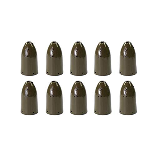 Croch 10 Stück 1/4 Unzen Tungsten Bullet Worm Gewicht für Barsch Angeln Pitching und Kippen Sinker Croch 10 Stück 1/4 Unzen Tungsten Bullet Worm Gewicht für Barsch Angeln Pitching und Kippen Sinker von Croch
