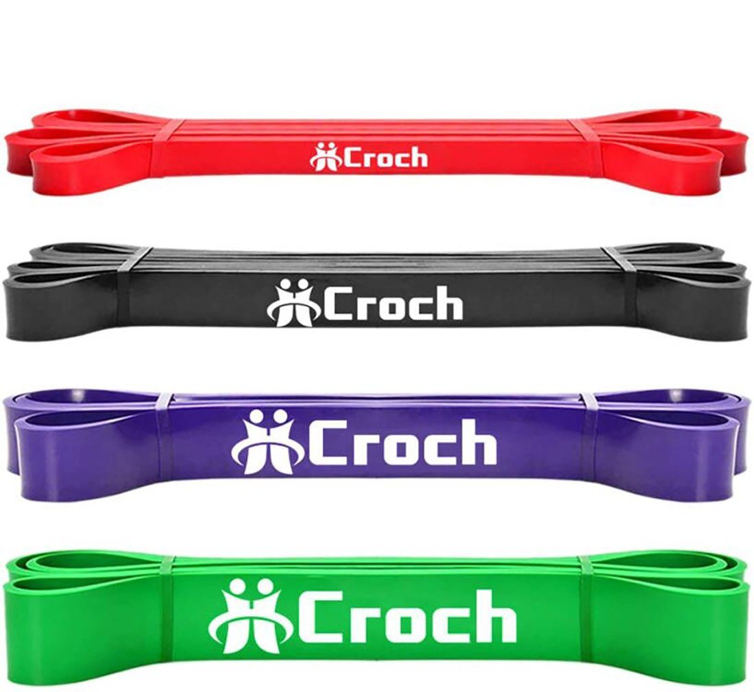 Croch NT409 Fitnessband (Kein), Widerstandsband aus Naturlatex Ideal für Klimmzughilfe von Croch