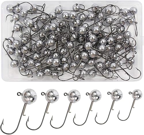 Jigköpfe für Gummifische Angeln Jighaken mit Round Kopf Jigköpfe für Gummifische Angeln Jighaken mit Round Kopf von Croch
