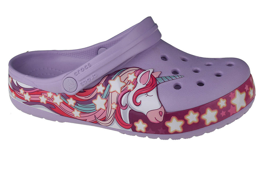 Badelatschen Mädchen Fun Lab Unicorn Band Clog von Crocs